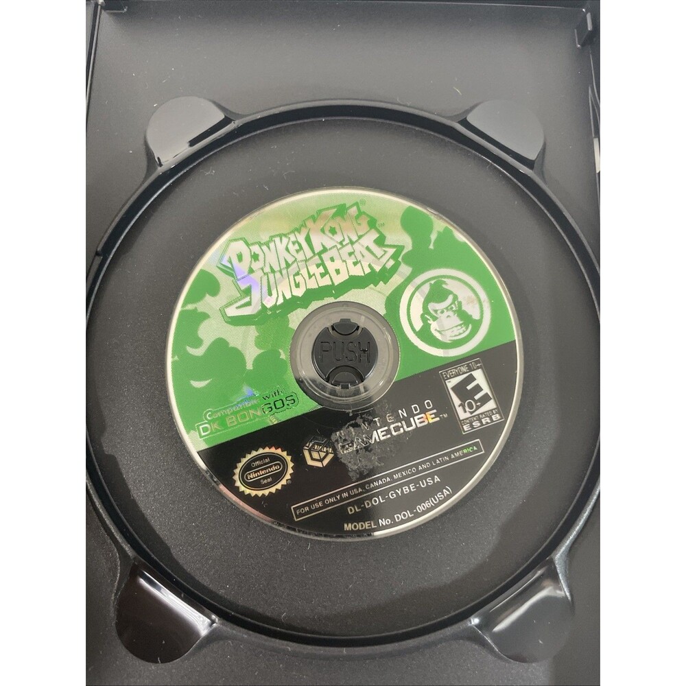 Donkey Kong Jungle Beat (Nintendo GameCube, 2005) Disc Only Tested And Works